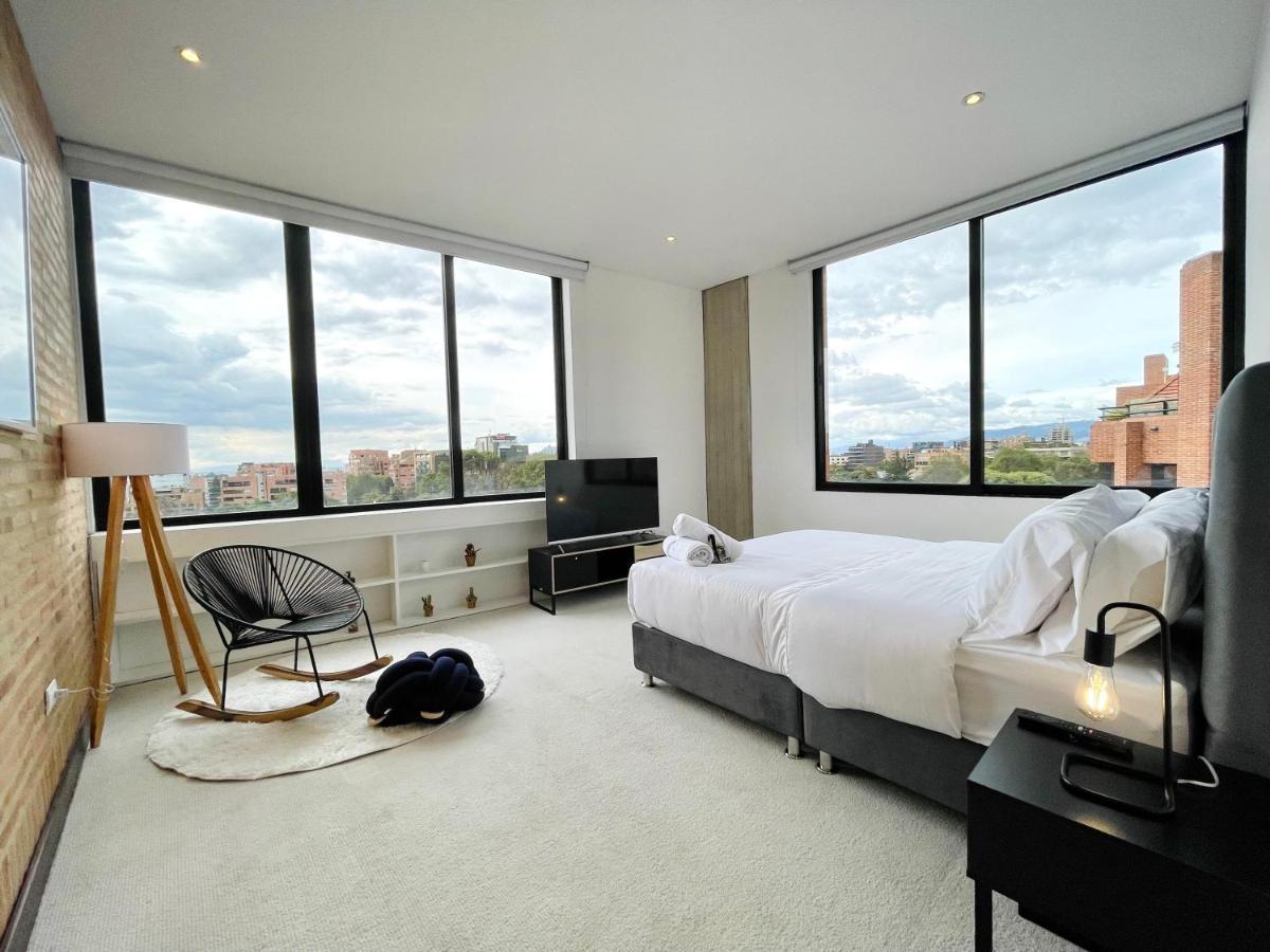 Dazzling Duplex Penthouse In Rosales Apartment Bogota Luaran gambar