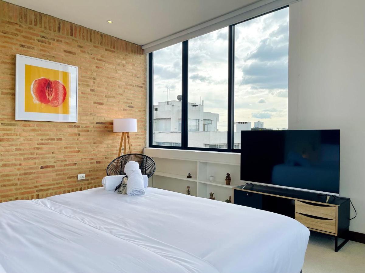 Dazzling Duplex Penthouse In Rosales Apartment Bogota Luaran gambar